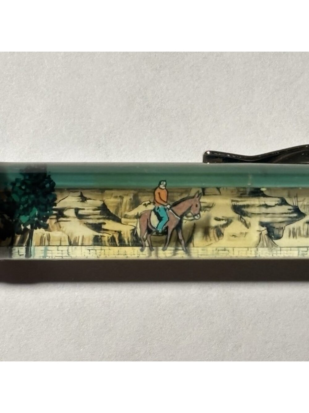 Grand Canyon Floaty Pen National Park Arizona Souvenir Man on Donkey Vintage